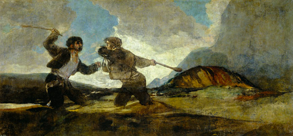 Goya_Duell_mit_Knüppeln